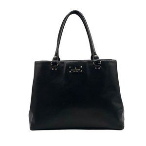 Kate Spade New York Black leather Wellesley Martine Tote bag